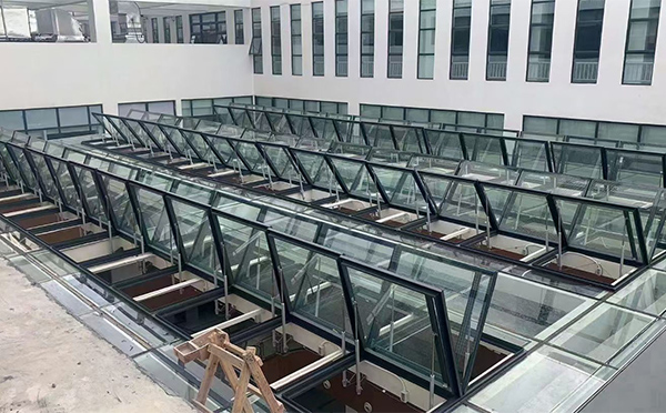 百安科技有限公司近期蒲城排烟窗项目案例分享