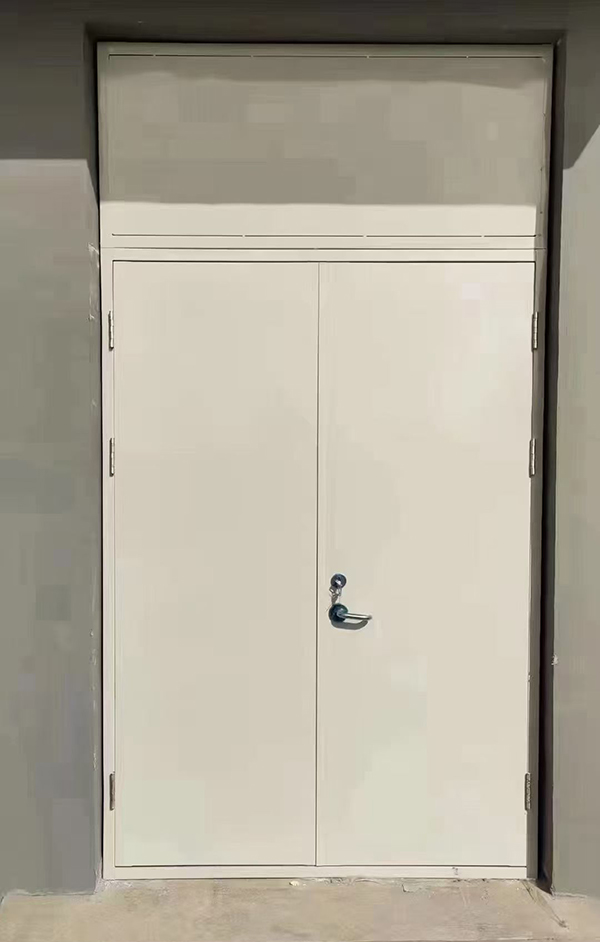 展览馆项目完成大跨度蒲城防火门安装